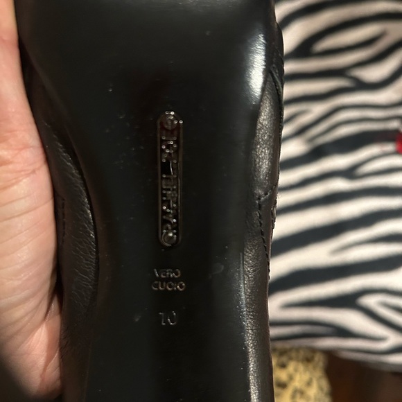 Rachel Zoe Black leather and faux fur Heeled Boots Sleek Design - Picture 4 of 6